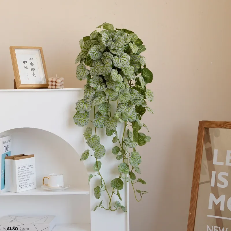 Pilea Peperomioides - 40-70cm Fake Hanging Plants Artificial Begonia