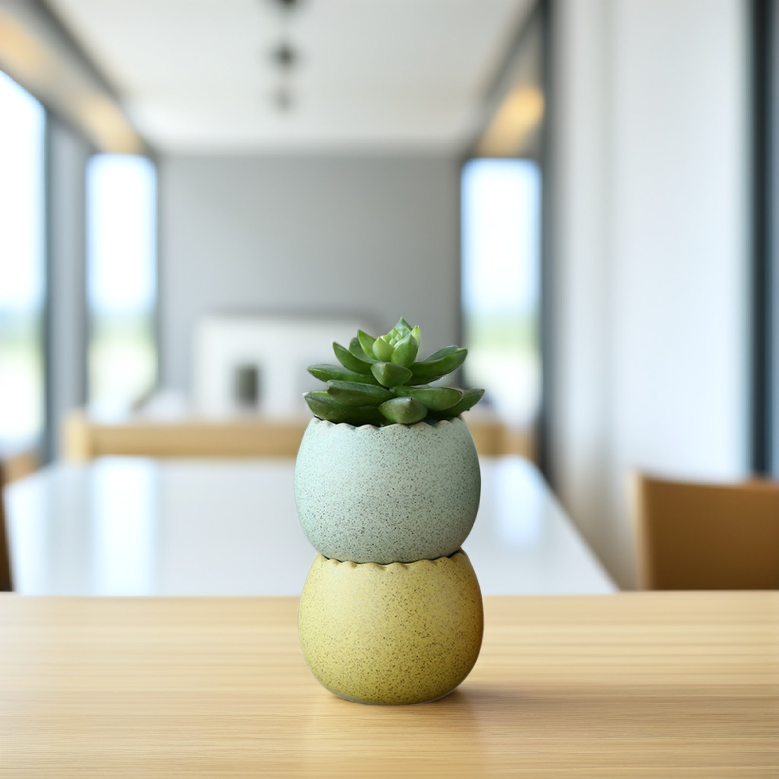 6Pcs Stylish Ceramic Mini Pots - Aloe Vera Pot incelemesi ve fiyatı