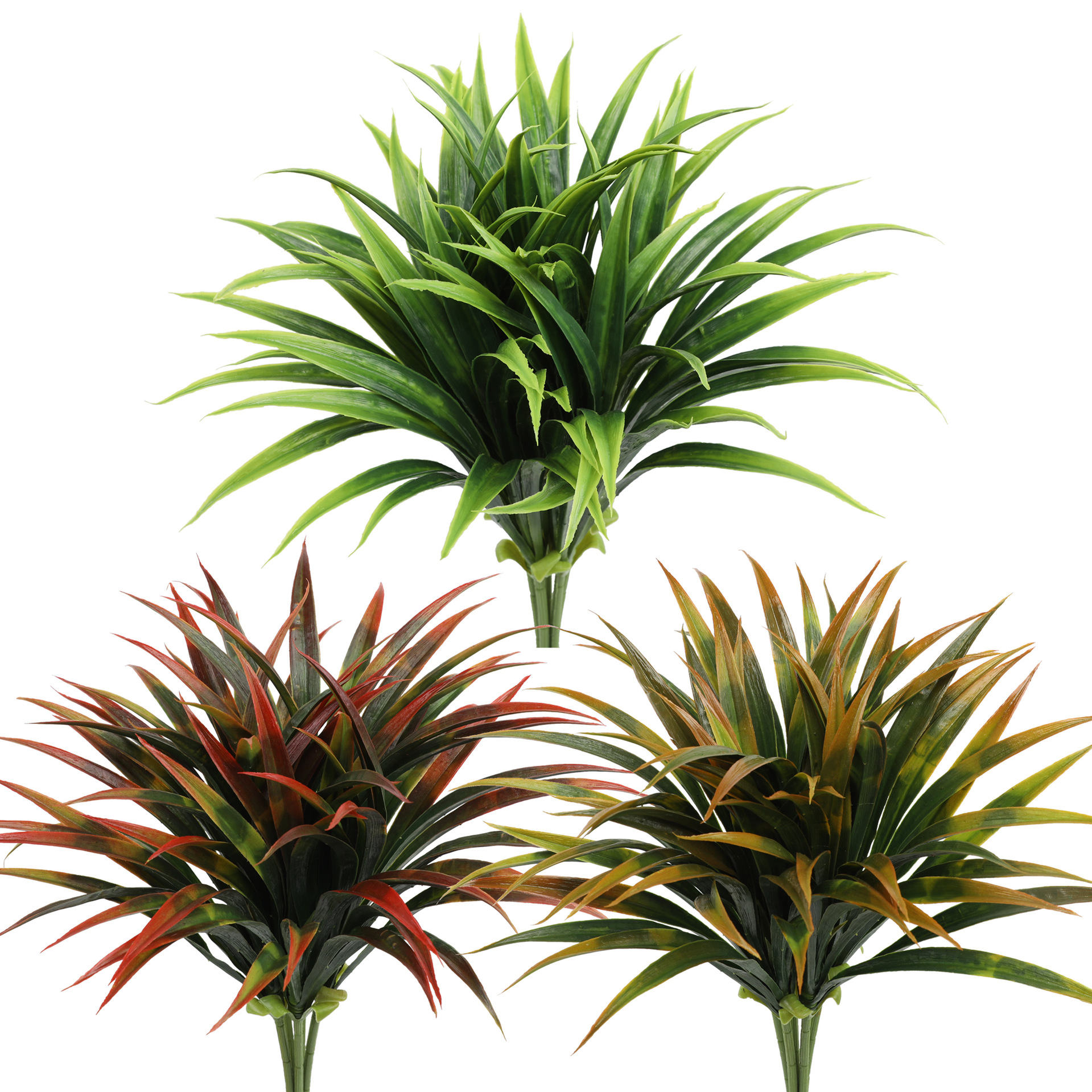 3PCSArtificial Gladiolus Grass - Dracaena Marginata incelemesi ve fiyatı