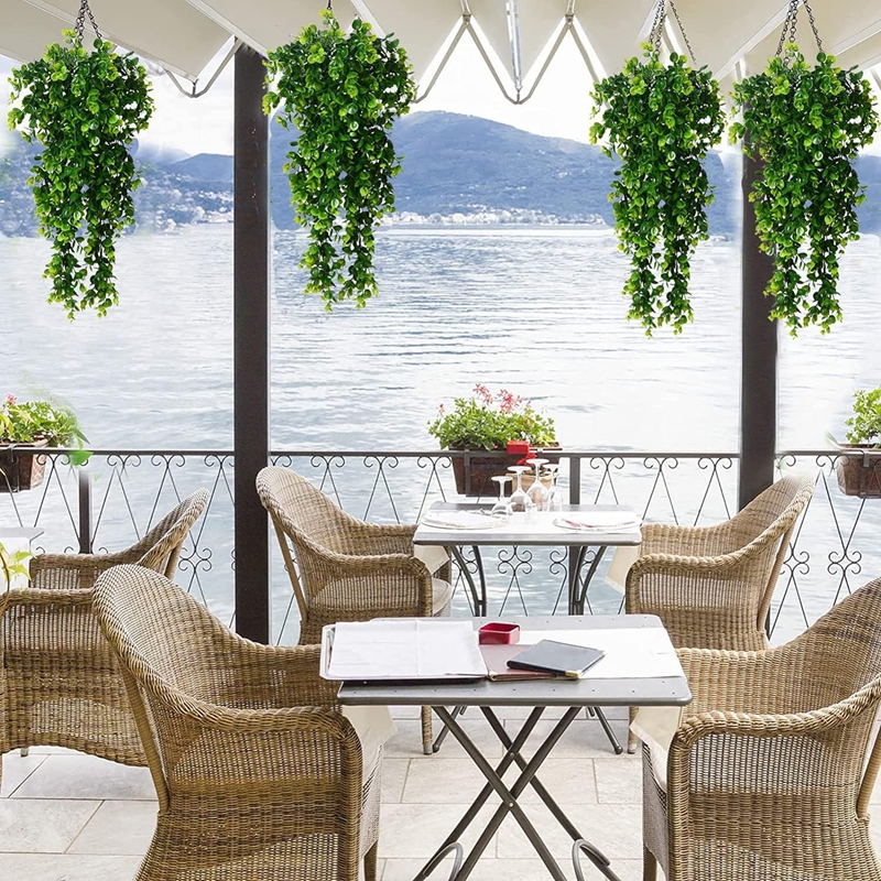 1Pcs Artificial 5Forks Rattan  - Pilea Peperomioides incelemesi ve fiyatı