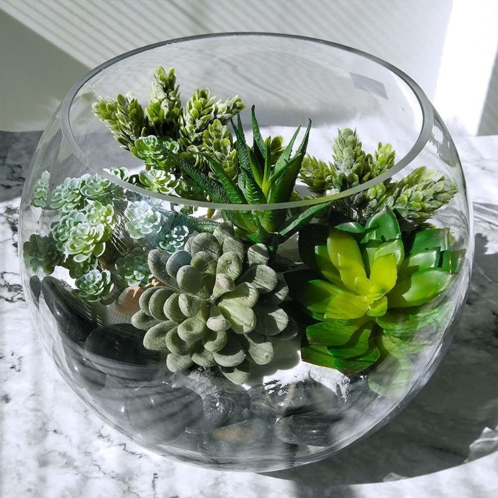 15pcs Artificial Succulent Pla - Echeveria Succulent incelemesi ve fiyatı