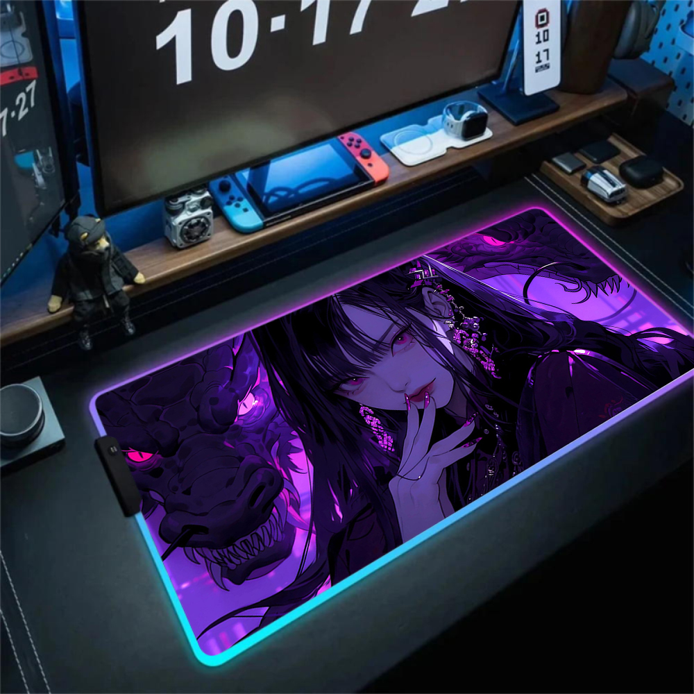 Anime Girl Mousepad Gaming Mou - Tradescantia Purple incelemesi ve fiyatı