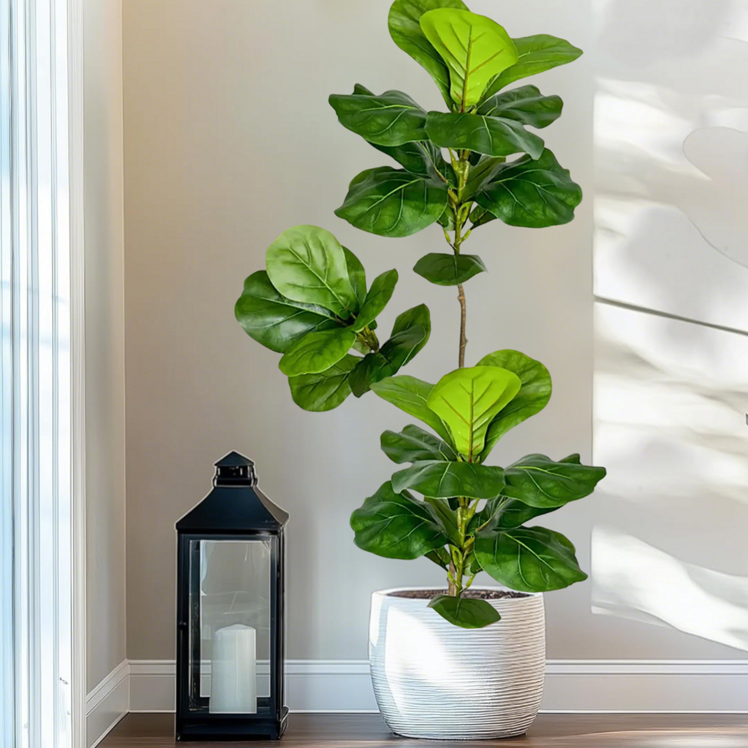 76-135cm Artificial Ficus Tree - Ficus Lyrata Tree incelemesi ve fiyatı