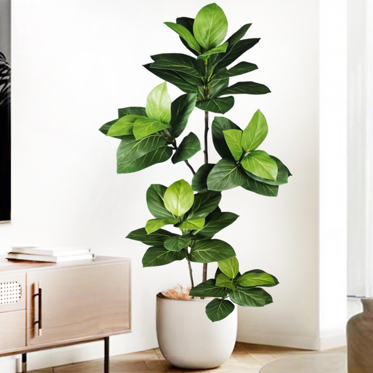 76-135cm Artificial Ficus Tree - Ficus Lyrata Tree incelemesi ve fiyatı