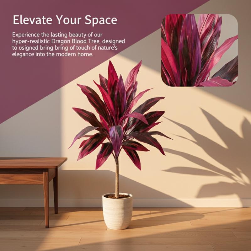 Large Artificial Dracaena Marg - Dracaena Marginata incelemesi ve fiyatı