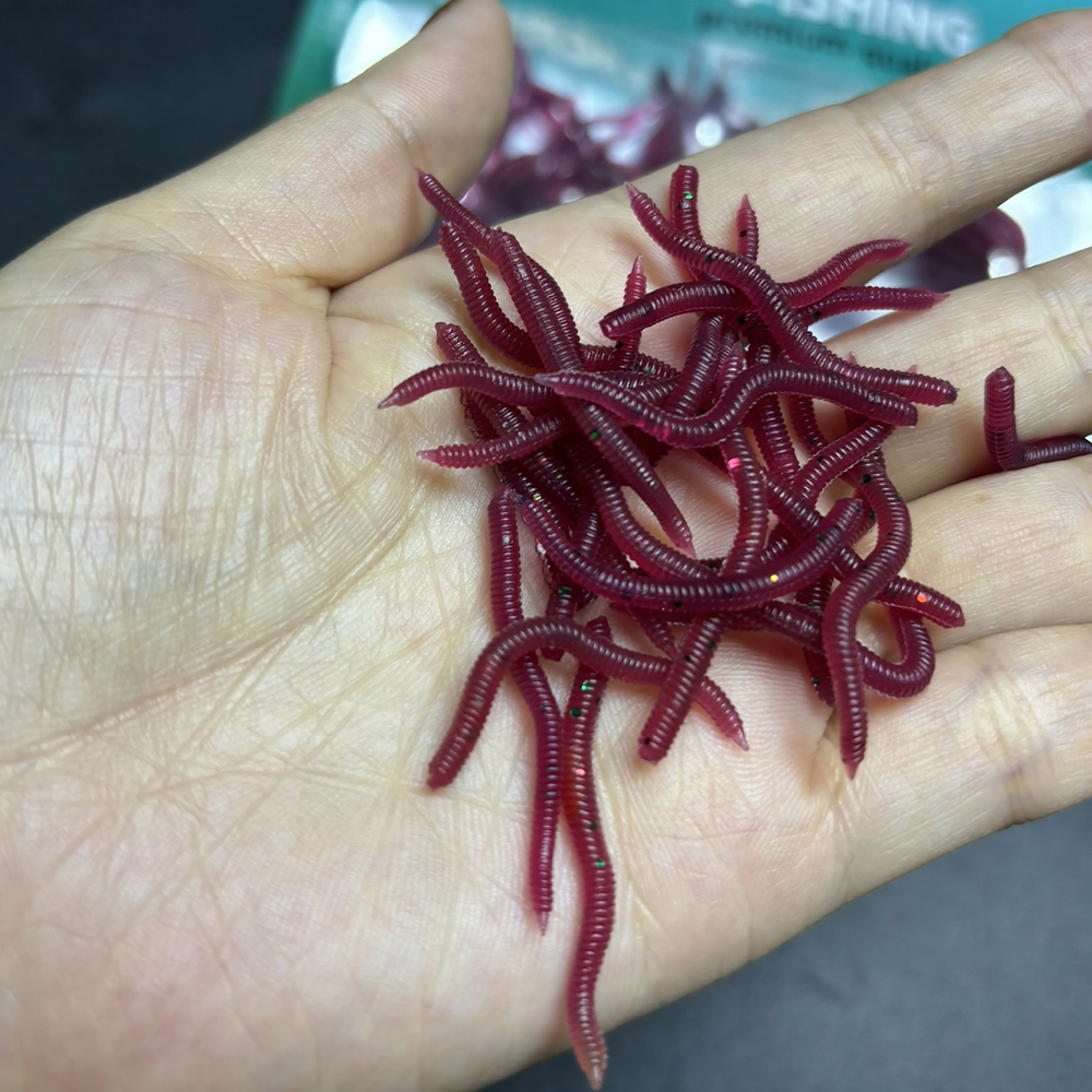 100-200pcs Soft Lure Bass Brea - Aglaonema Red incelemesi ve fiyatı