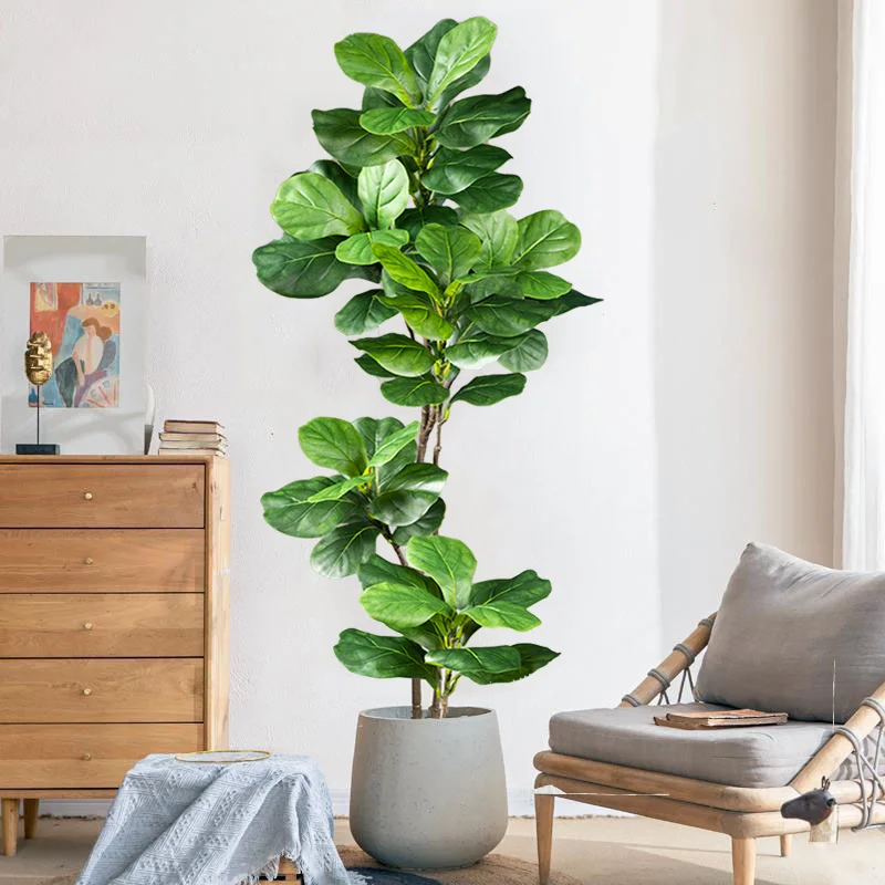 2-4.9FT Large Artificial Ficus - Ficus Lyrata Tree incelemesi ve fiyatı
