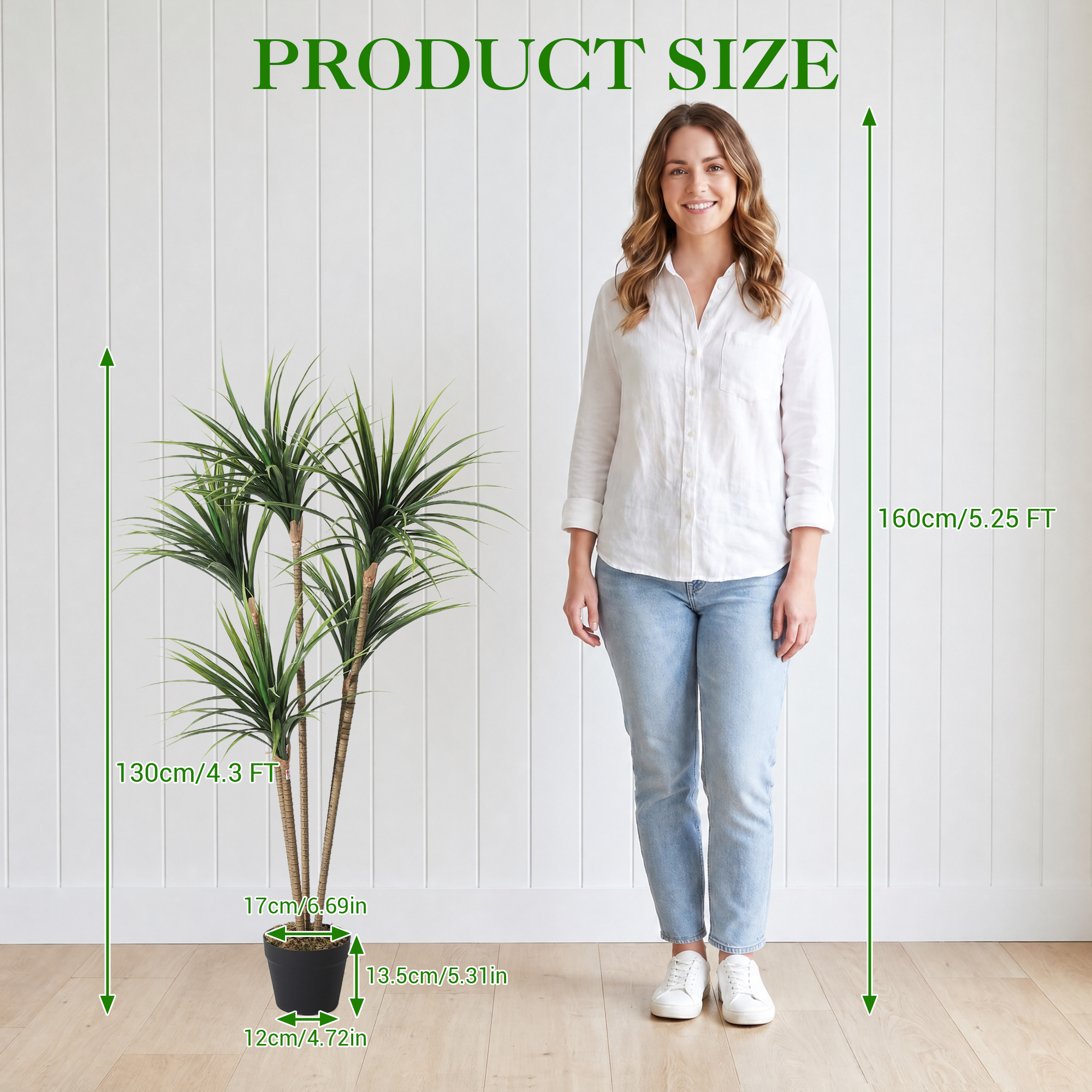 5FT 6FT Artificial Dracaena Ma - Dracaena Marginata incelemesi ve fiyatı
