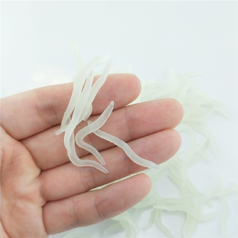60pcs 4cm Fishing Silicone Lum - Aglaonema Red incelemesi ve fiyatı