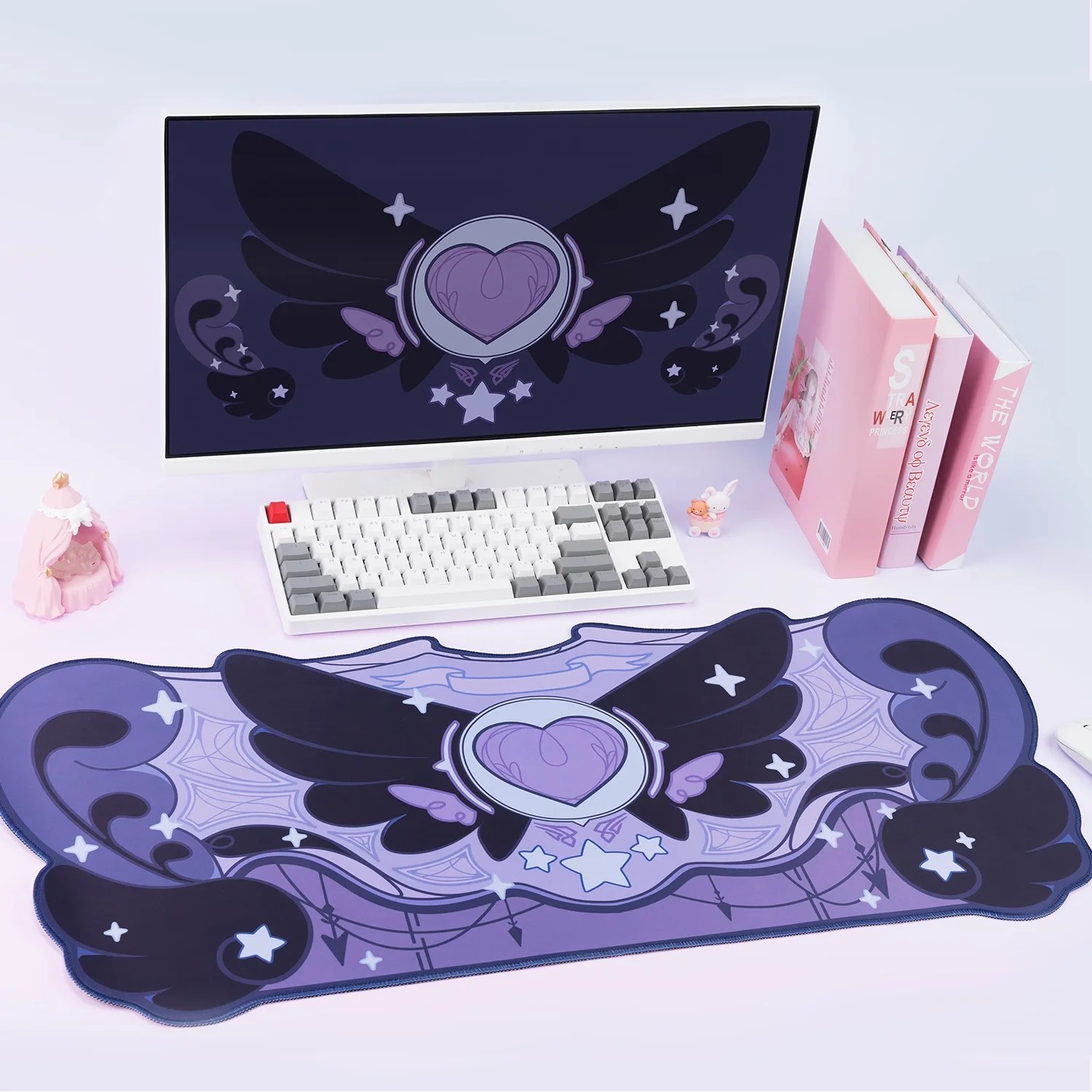 VIKAMA Mouse Pad Desk Mat Irre - Tradescantia Purple incelemesi ve fiyatı