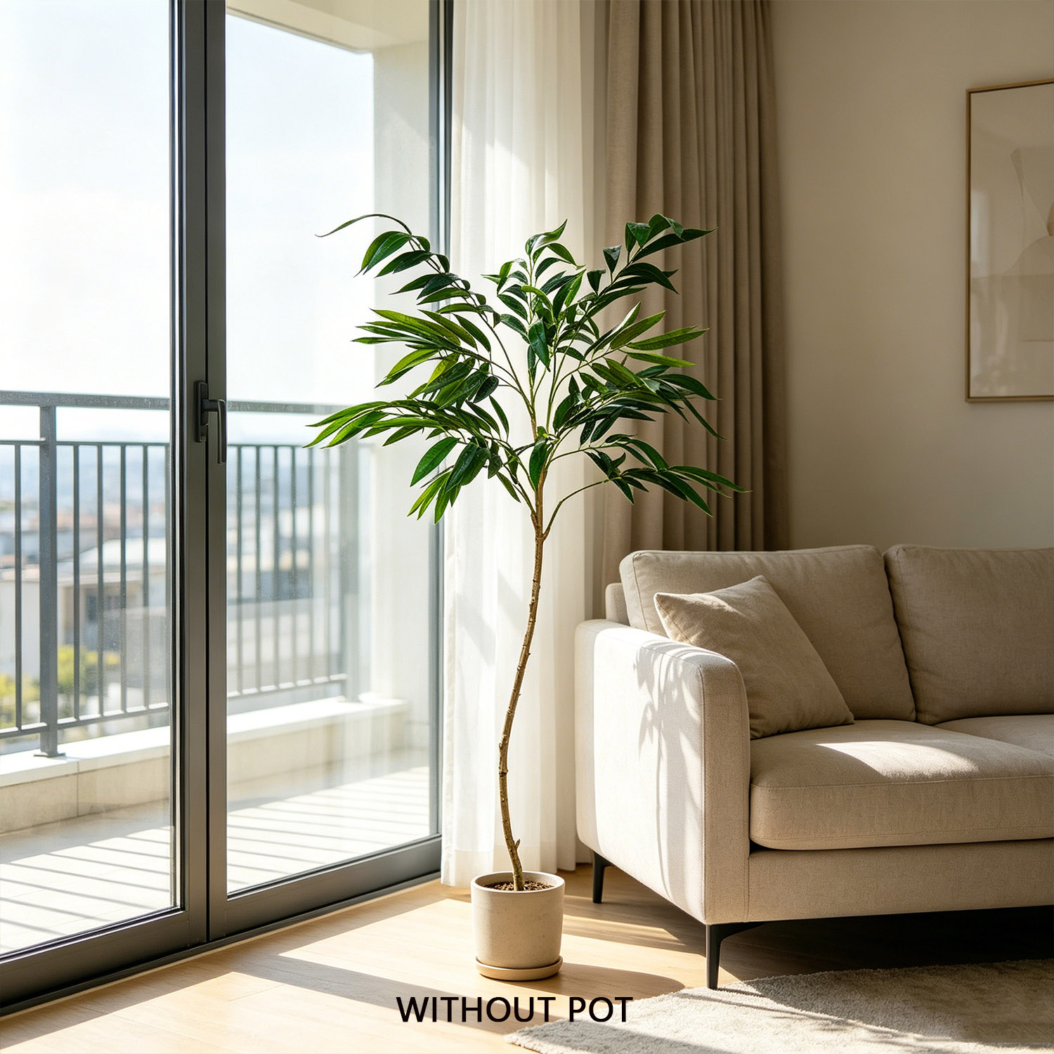 65-160cm Artificial plant Will - Ficus Lyrata Tree incelemesi ve fiyatı