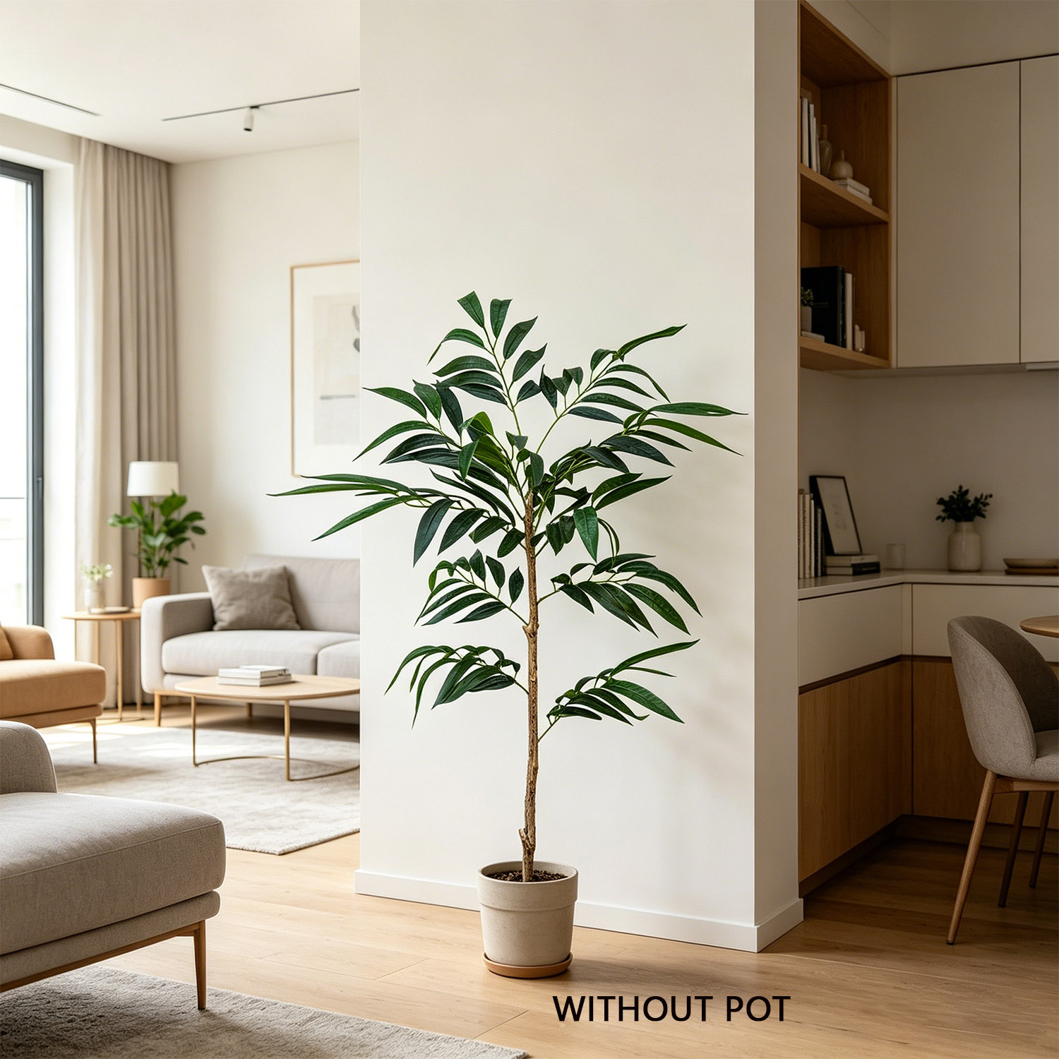 65-160cm Artificial plant Will - Ficus Lyrata Tree incelemesi ve fiyatı
