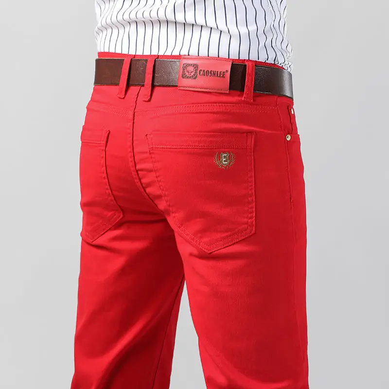 5 Colors Men's Colorful Denim  - Aglaonema Red incelemesi ve fiyatı